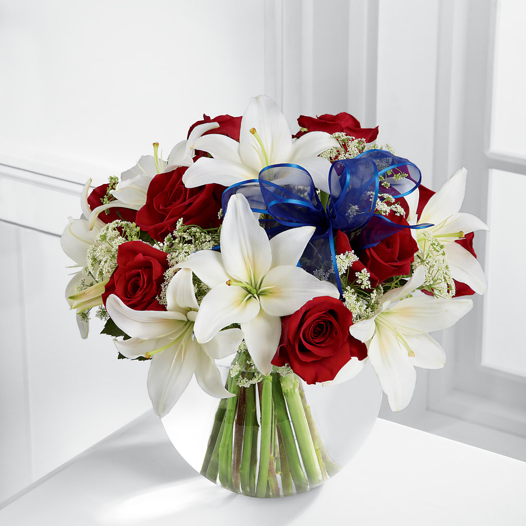Independence Bouquet – Rosewood Flower Shop, Humble TX