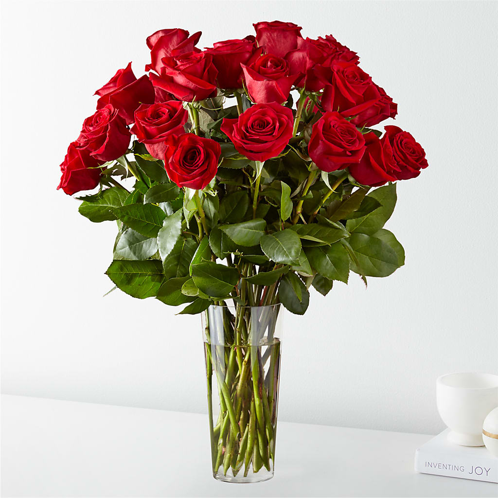 Long Stem Red Rose Bouquet – Rosewood Flower Shop, Humble TX