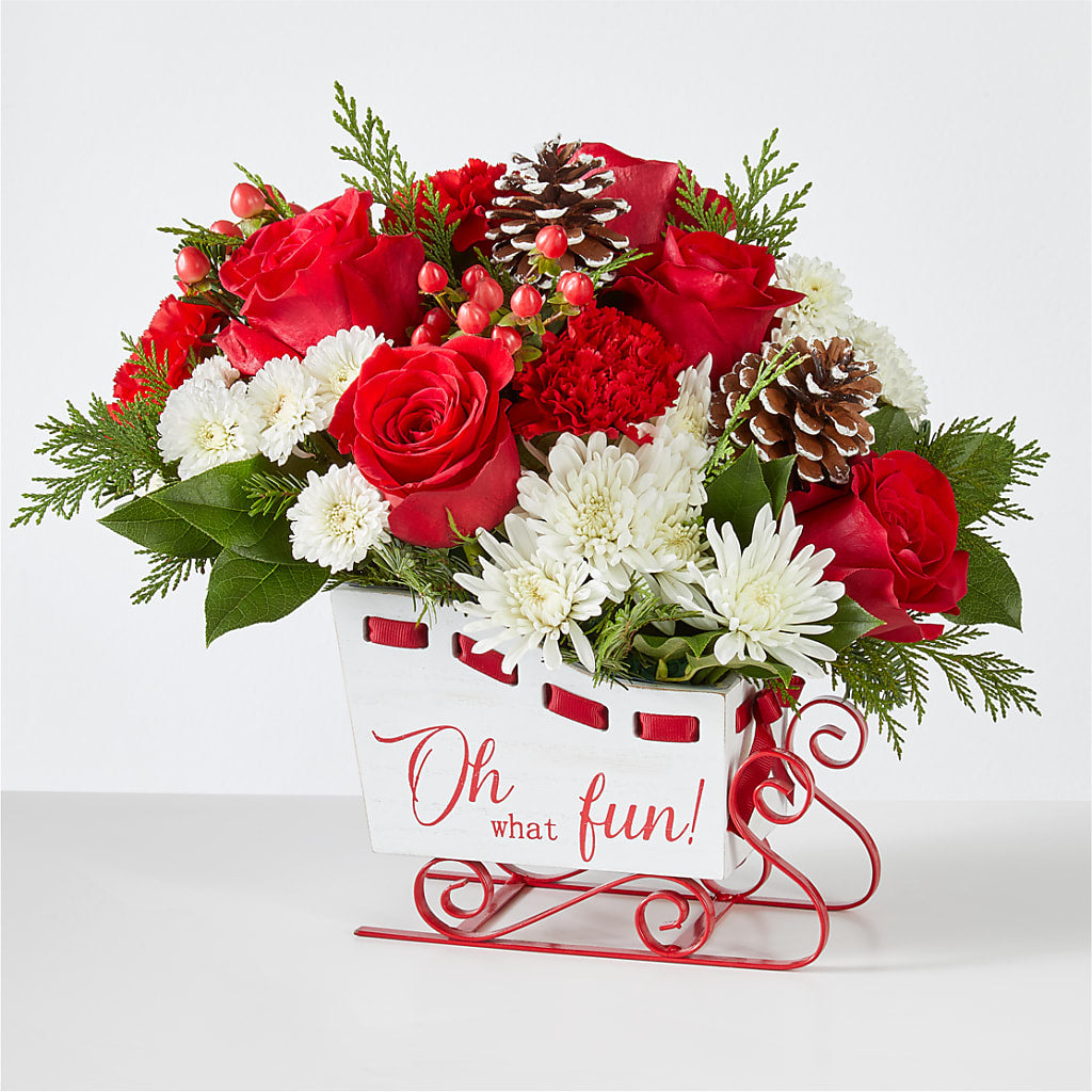 Sleigh Bells Bouquet – Rosewood Flower Shop, Humble TX