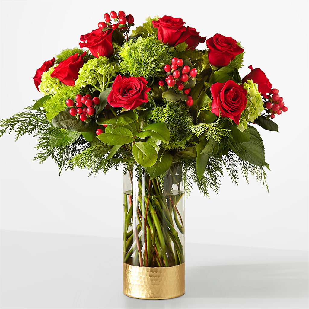 Plaid Throw Bouquet – Rosewood Flower Shop, Humble TX