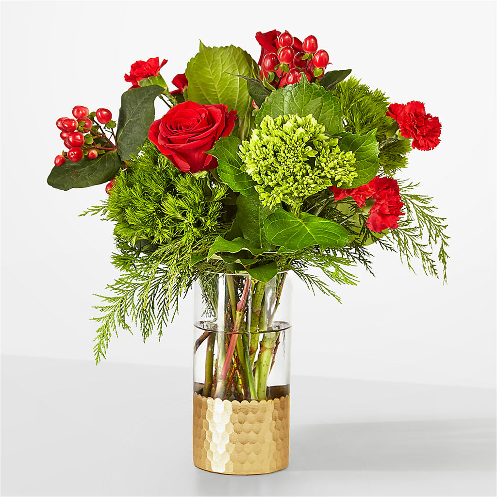 Plaid Throw Bouquet – Rosewood Flower Shop, Humble TX