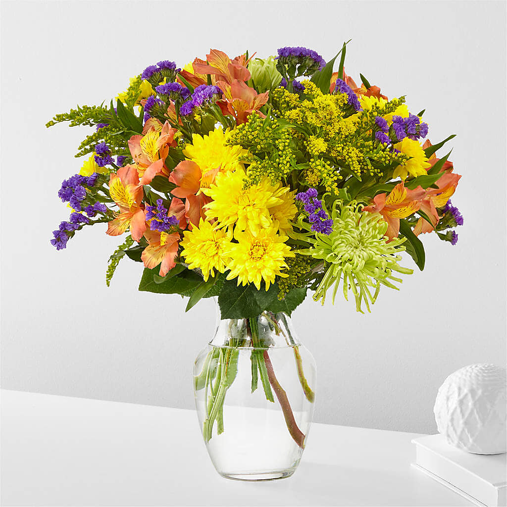 Marmalade Skies Bouquet – Rosewood Flower Shop, Humble TX