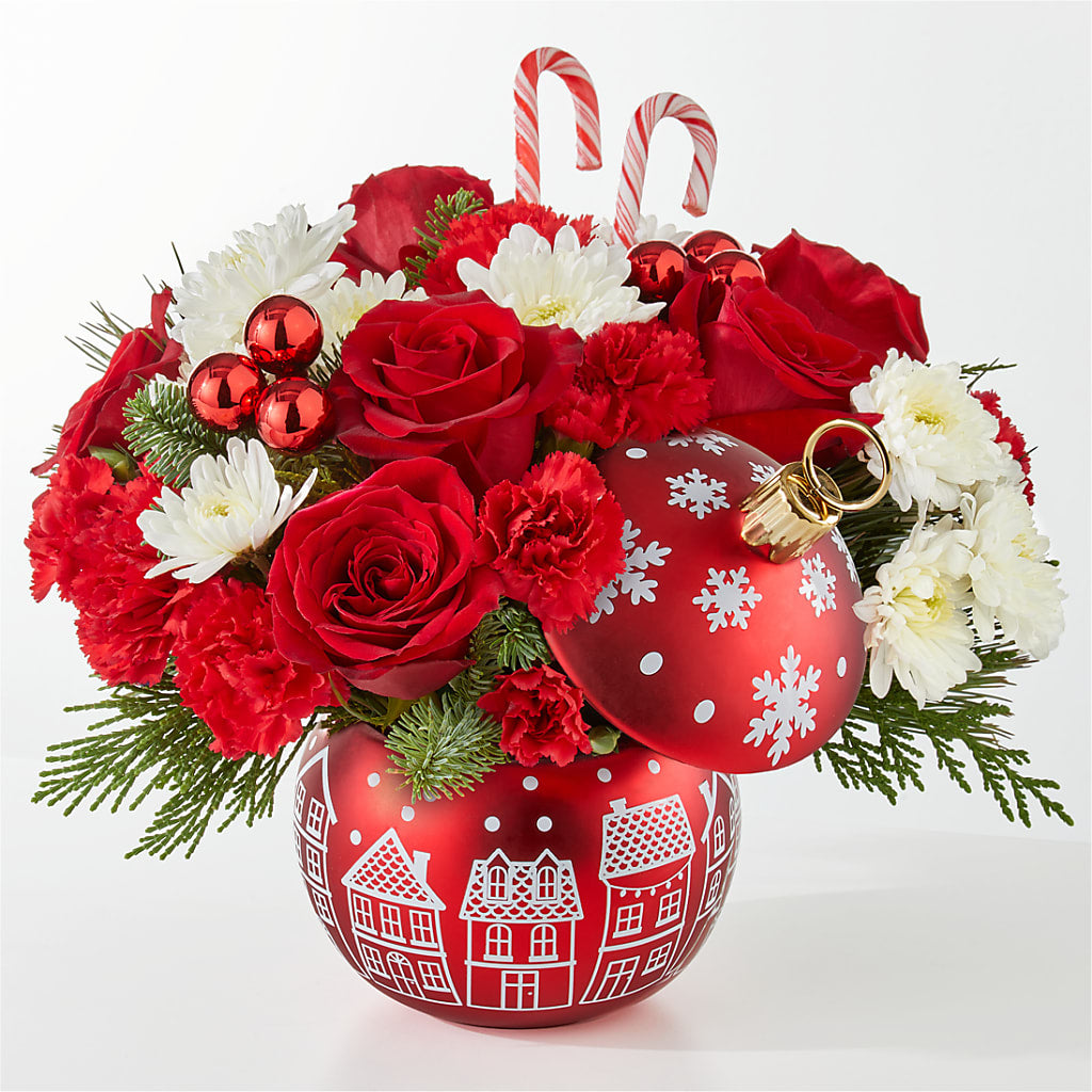 Cheer in the Air Ornament – Rosewood Flower Shop, Humble TX