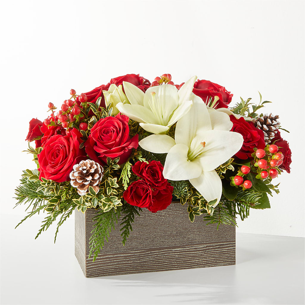 Snowy Wonderland Bouquet – Rosewood Flower Shop, Humble TX