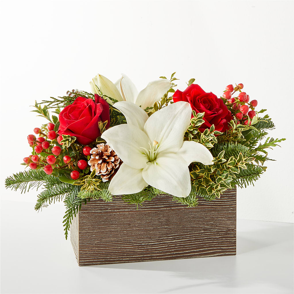 Snowy Wonderland Bouquet – Rosewood Flower Shop, Humble TX