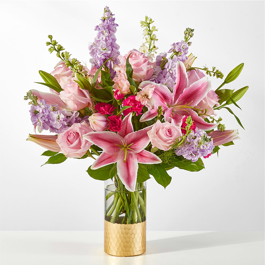 Mauvelous Bouquet – Rosewood Flower Shop, Humble TX
