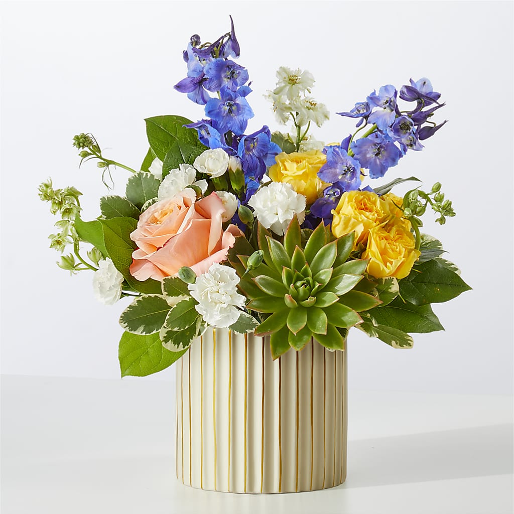 Cobalt Reverie Bouquet – Rosewood Flower Shop, Humble TX