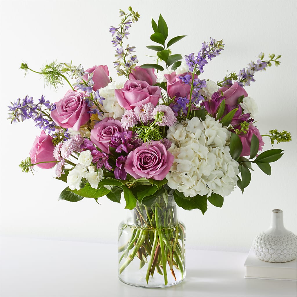 Violet Caress Bouquet – Rosewood Flower Shop, Humble TX