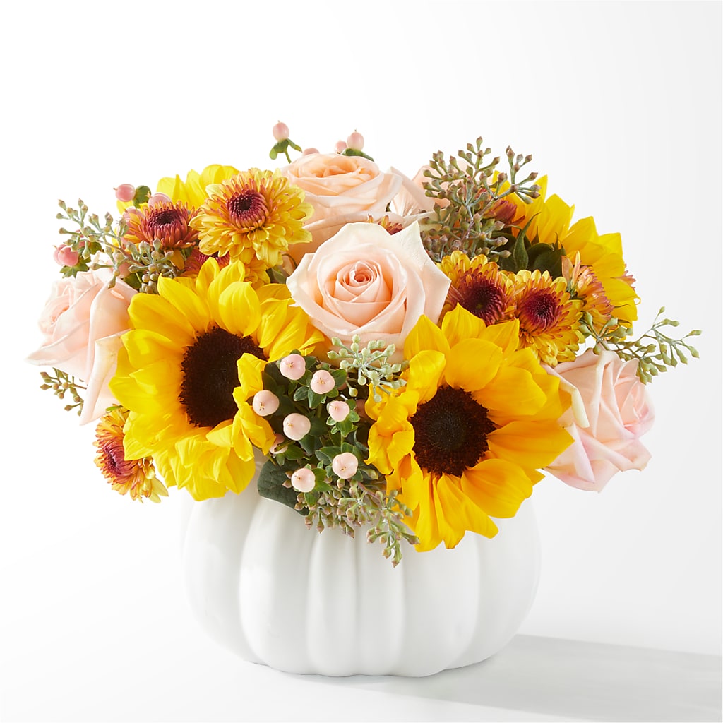 Pumpkin to Talk About Bouquet – Rosewood Flower Shop, Humble TX