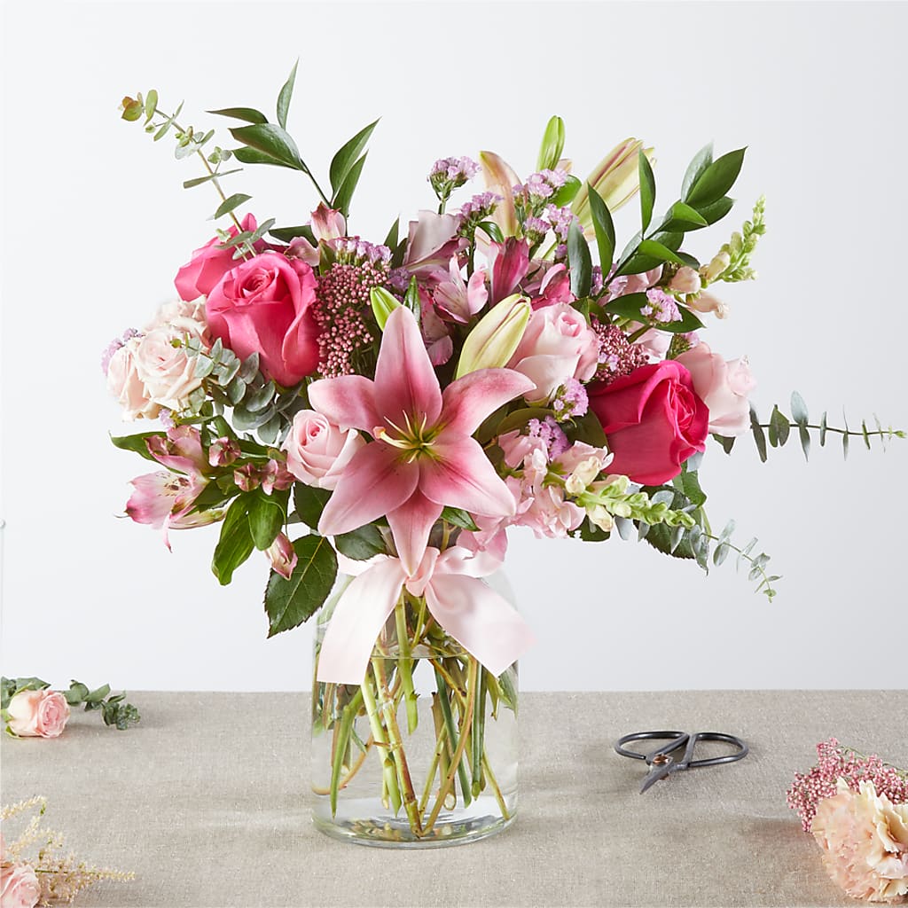 Pink Ribbon - A Florist Original – Rosewood Flower Shop, Humble TX