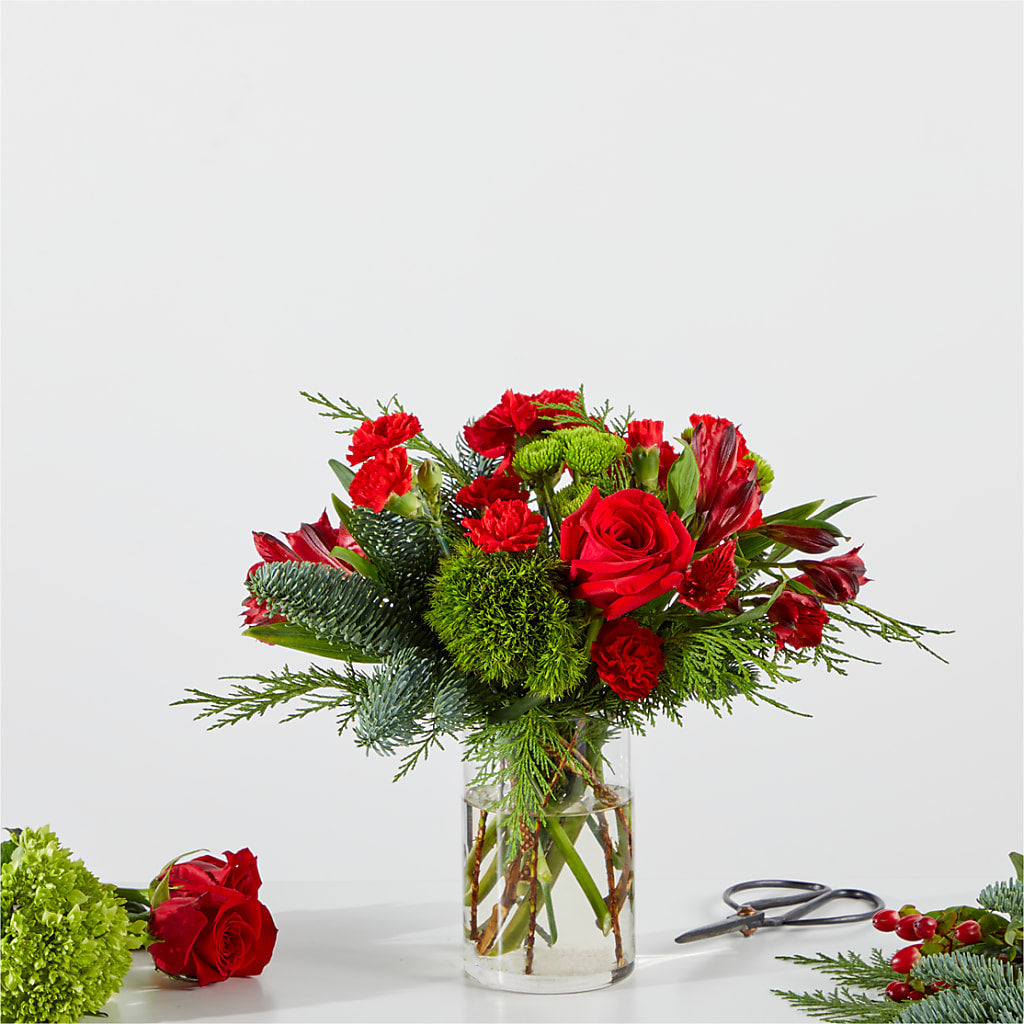 Merry Moment Bouquet – A Florist Original – Rosewood Flower Shop, Humble TX