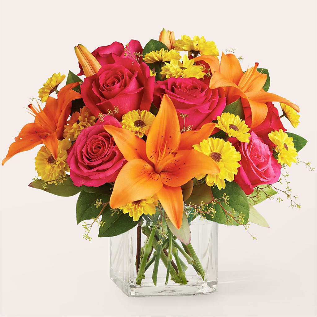 Neon Lights Bouquet – Rosewood Flower Shop, Humble TX