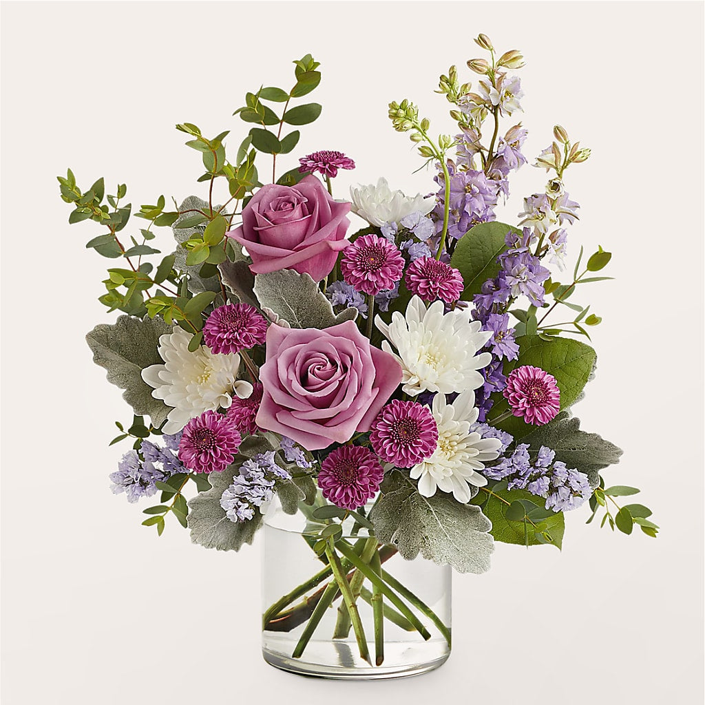 Violet Frost Bouquet – Rosewood Flower Shop, Humble TX
