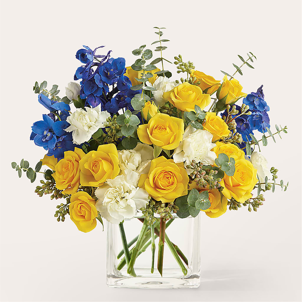 Sparkling Citrine Bouquet – Rosewood Flower Shop, Humble TX