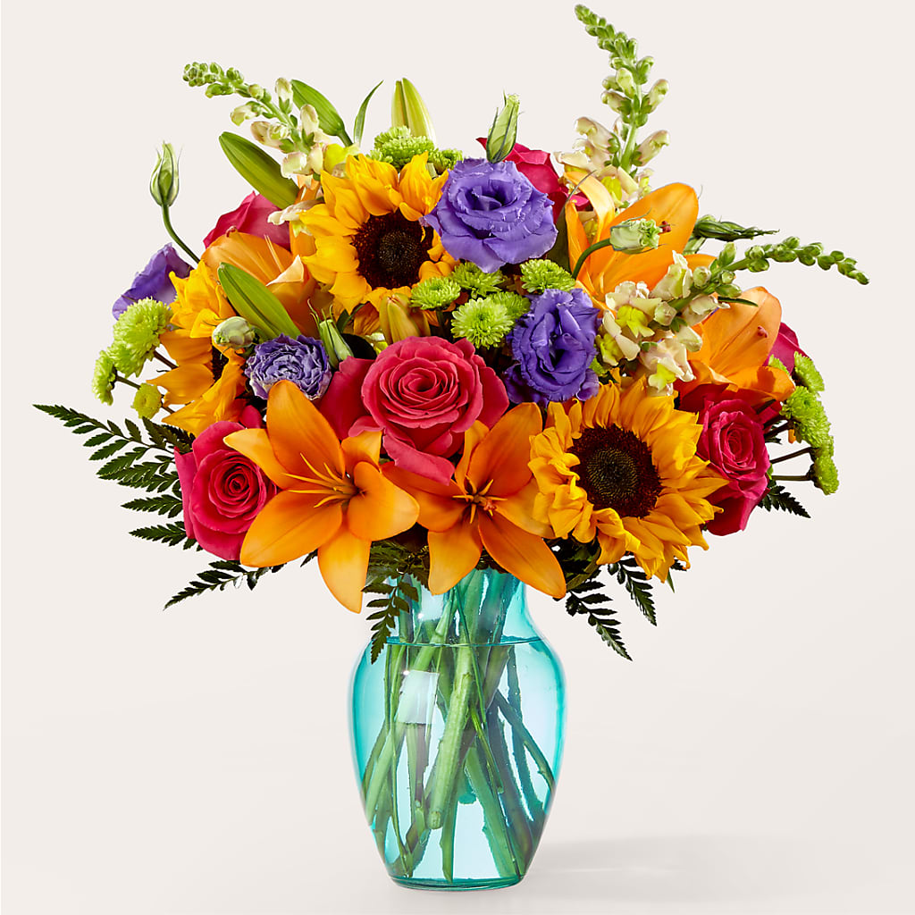 Double Rainbow Bouquet – Rosewood Flower Shop, Humble TX