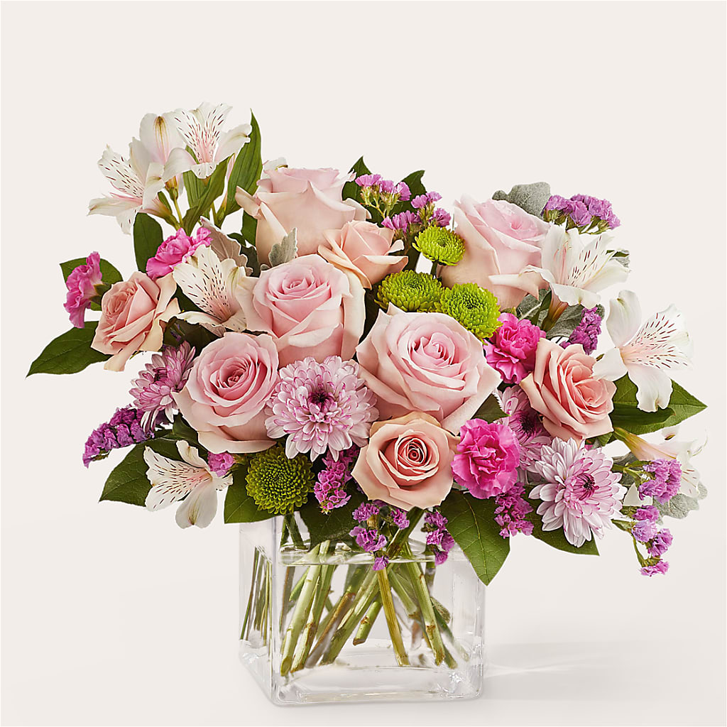 Pink Suede Bouquet – Rosewood Flower Shop, Humble TX