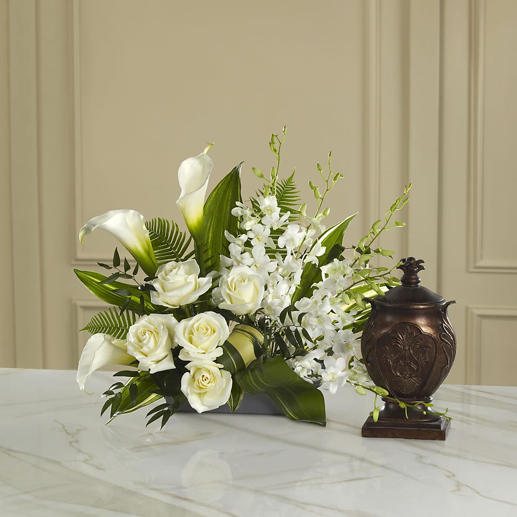 At Peace Arrangement – Rosewood Flower Shop, Humble TX
