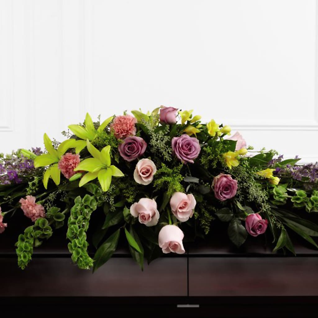 Forever Beloved Casket Spray – Rosewood Flower Shop, Humble TX