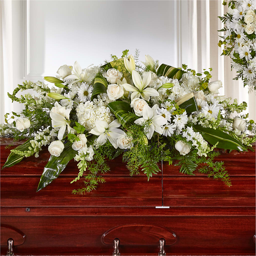 Abundance Casket Spray – Rosewood Flower Shop, Humble TX