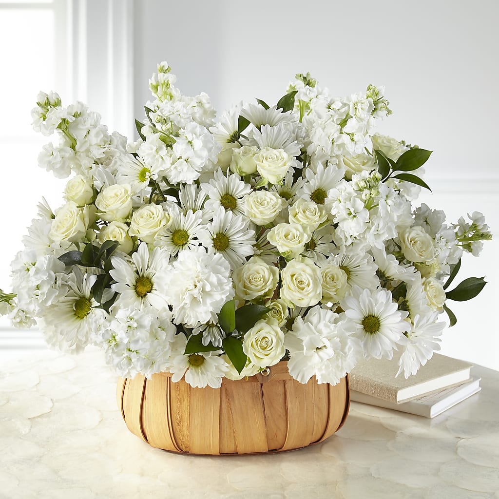 Graceful Garden Basket – Rosewood Flower Shop, Humble TX