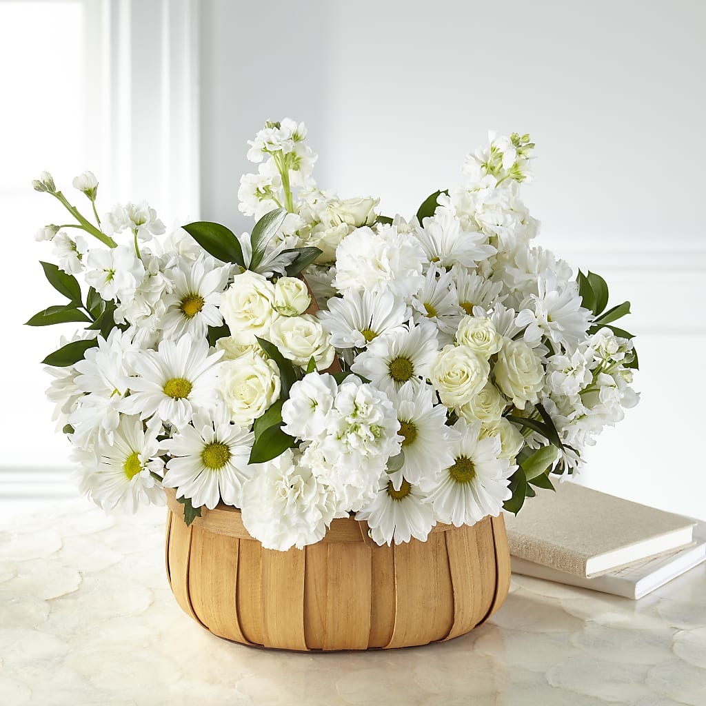 Graceful Garden Basket – Rosewood Flower Shop, Humble TX