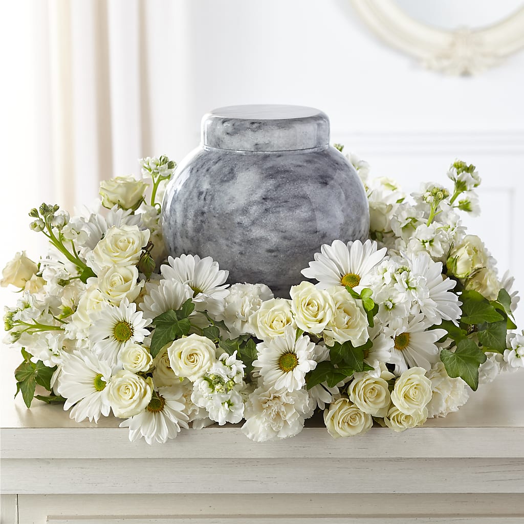 Timeless Tribute Cremation Adornment – Rosewood Flower Shop, Humble TX