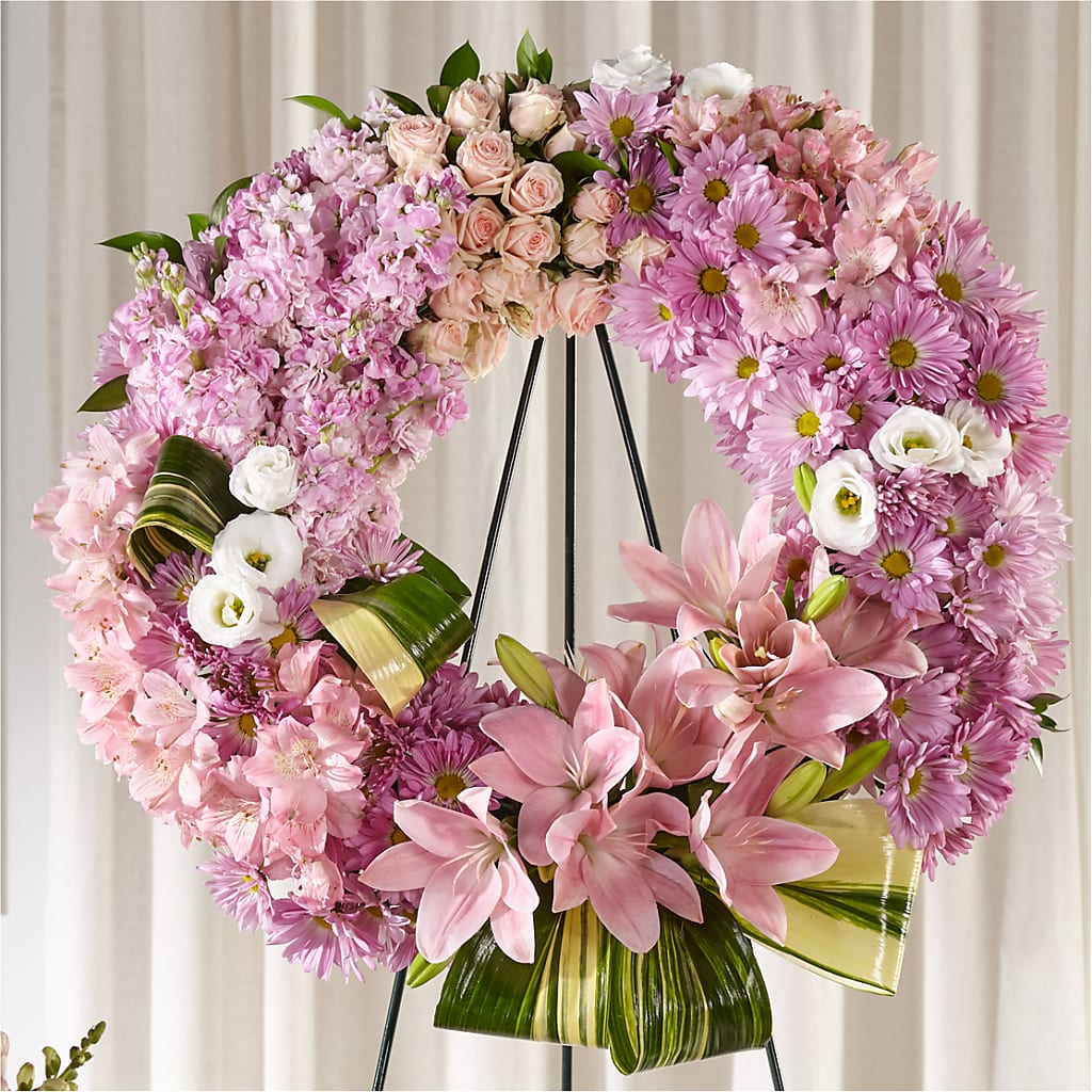 Gift of Warmth Wreath – Rosewood Flower Shop, Humble TX