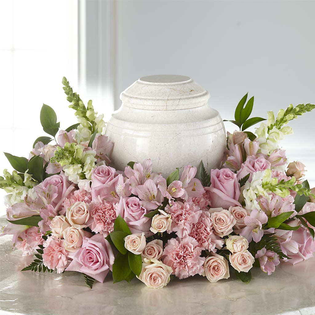 Blooms of Hope Cremation Adornment – Rosewood Flower Shop, Humble TX