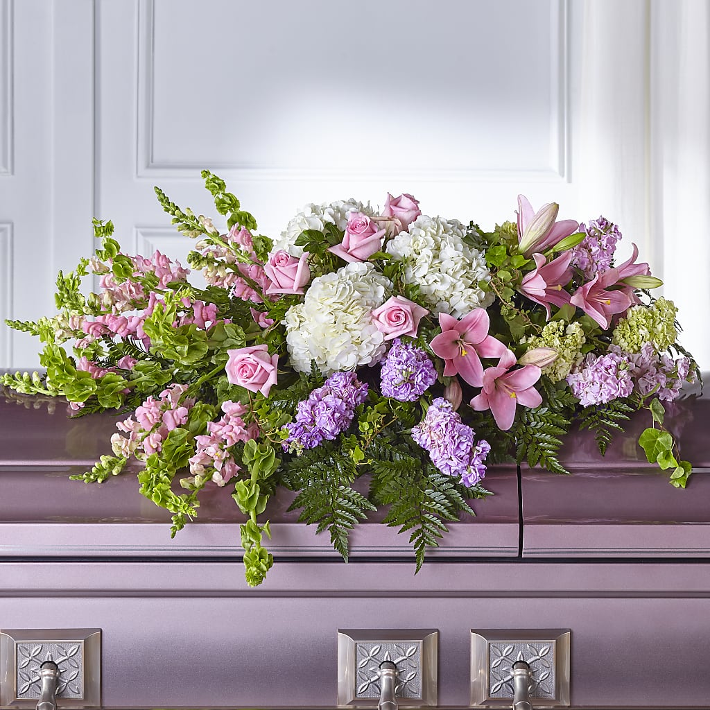 Life's Gratitude Casket Spray – Rosewood Flower Shop, Humble TX