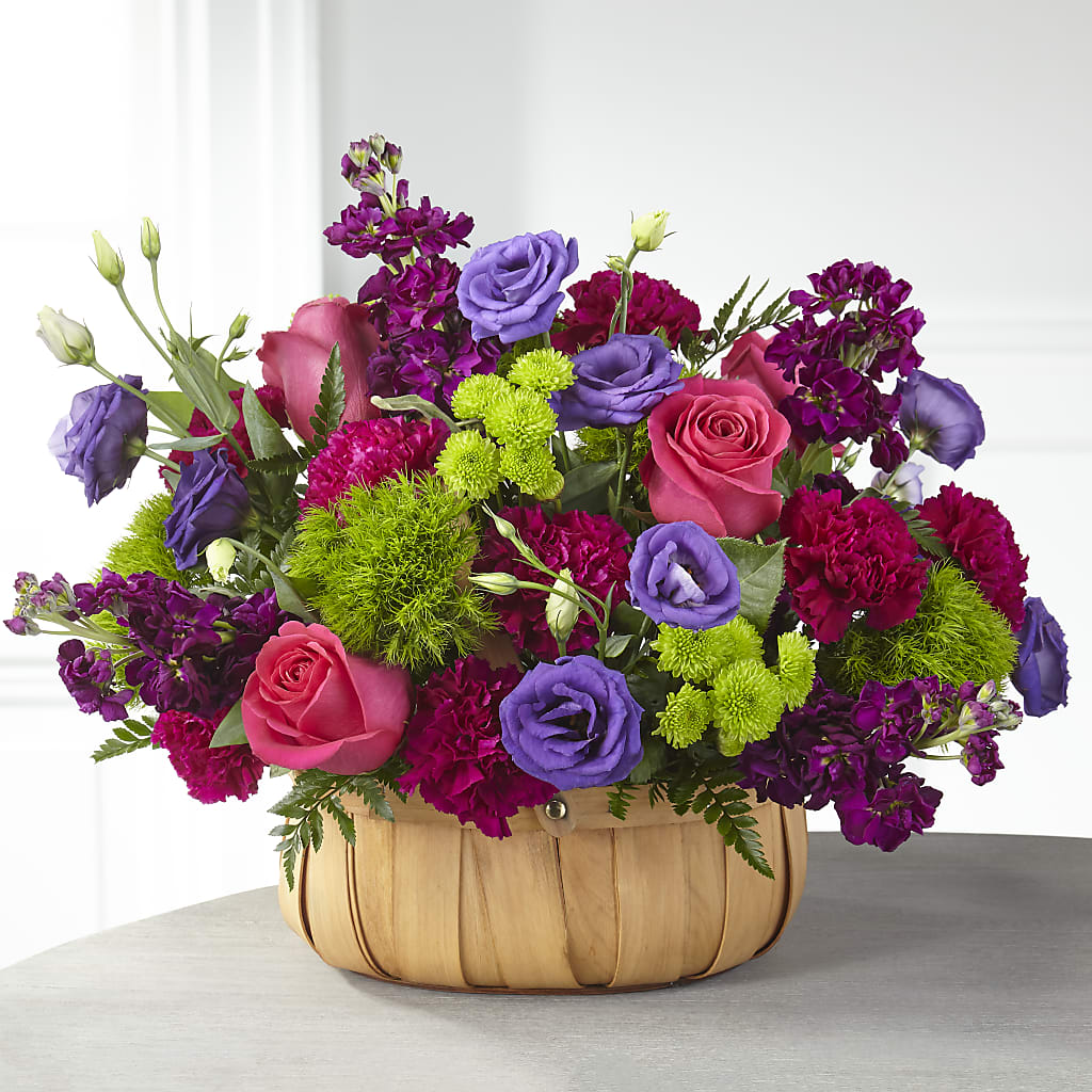 Serene Sanctuary Basket – Rosewood Flower Shop, Humble TX
