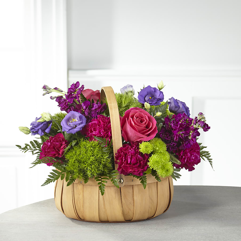 Serene Sanctuary Basket – Rosewood Flower Shop, Humble TX