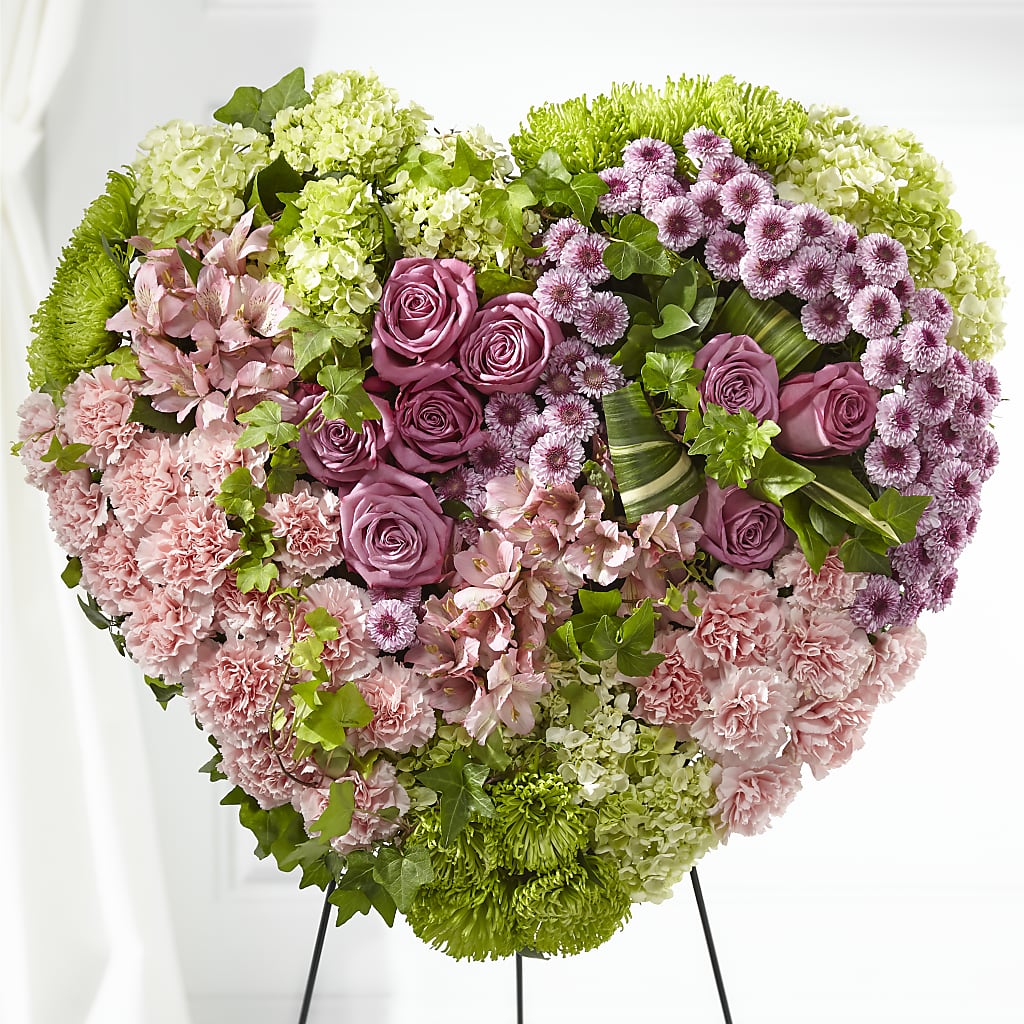 Heartwarming Standing Heart – Rosewood Flower Shop, Humble TX