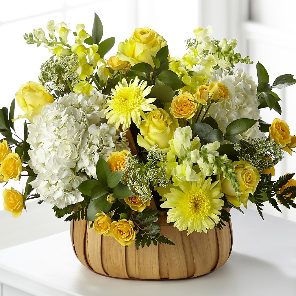 Rustic Remembrance Basket – Rosewood Flower Shop, Humble TX