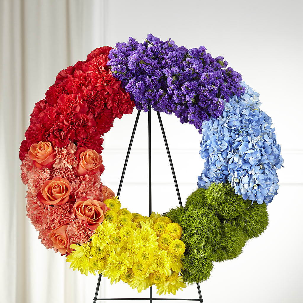 Circle of Love Wreath – Rosewood Flower Shop, Humble TX