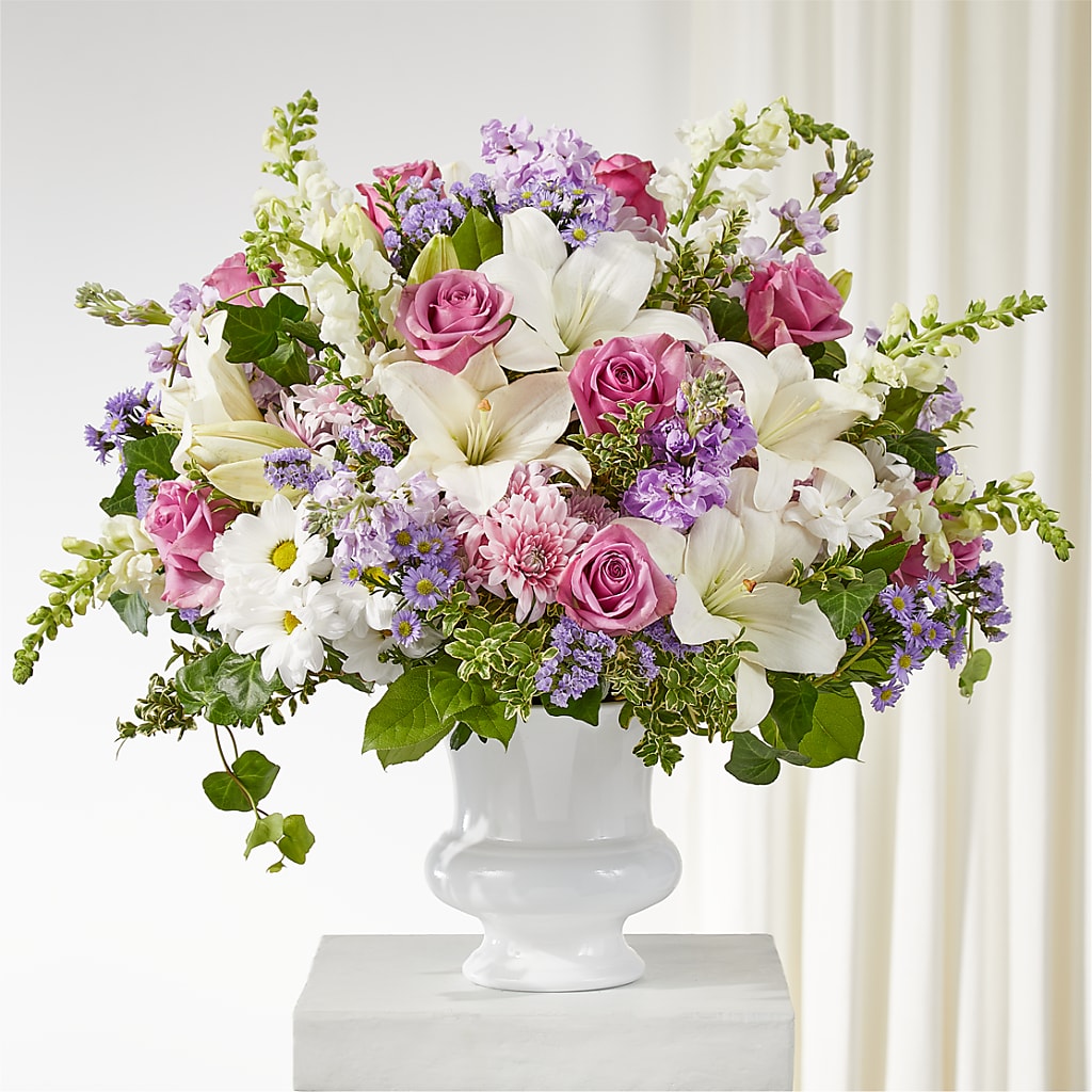 Remarkable Life Urn Arrangement – Rosewood Flower Shop, Humble TX