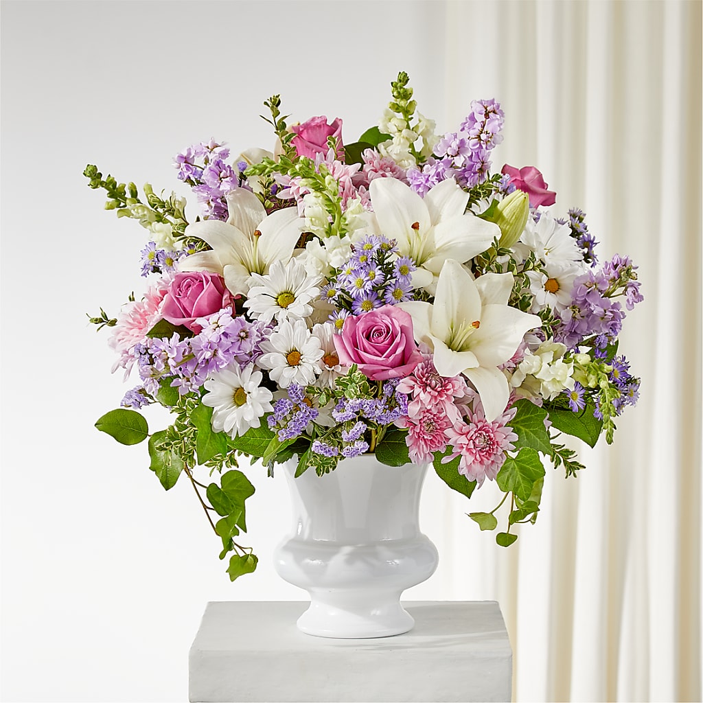 Remarkable Life Urn Arrangement – Rosewood Flower Shop, Humble TX