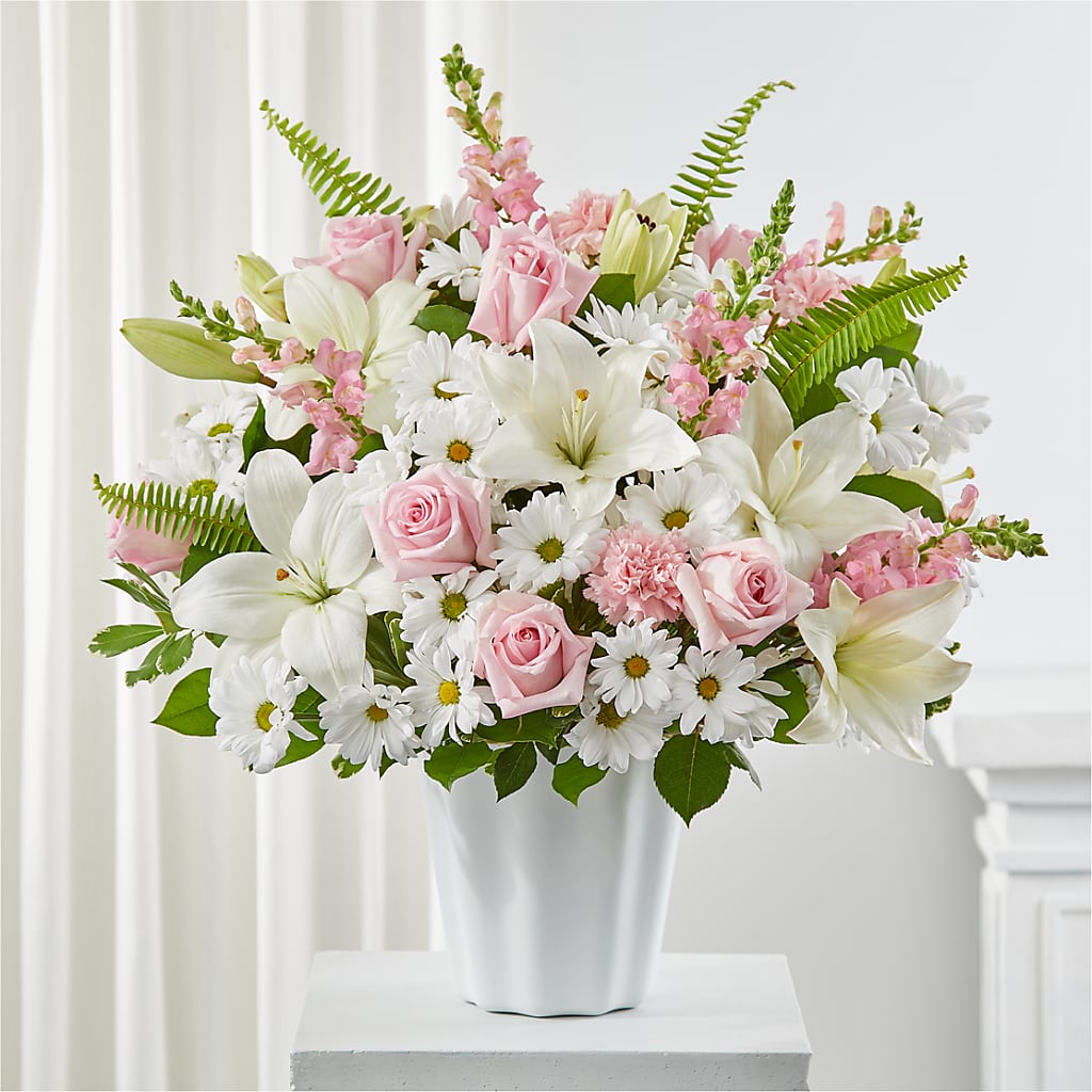 Soft Touch Tabletop Basket – Rosewood Flower Shop, Humble TX