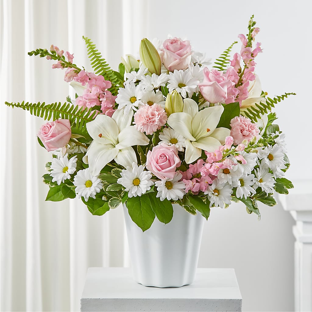 Soft Touch Tabletop Basket – Rosewood Flower Shop, Humble TX