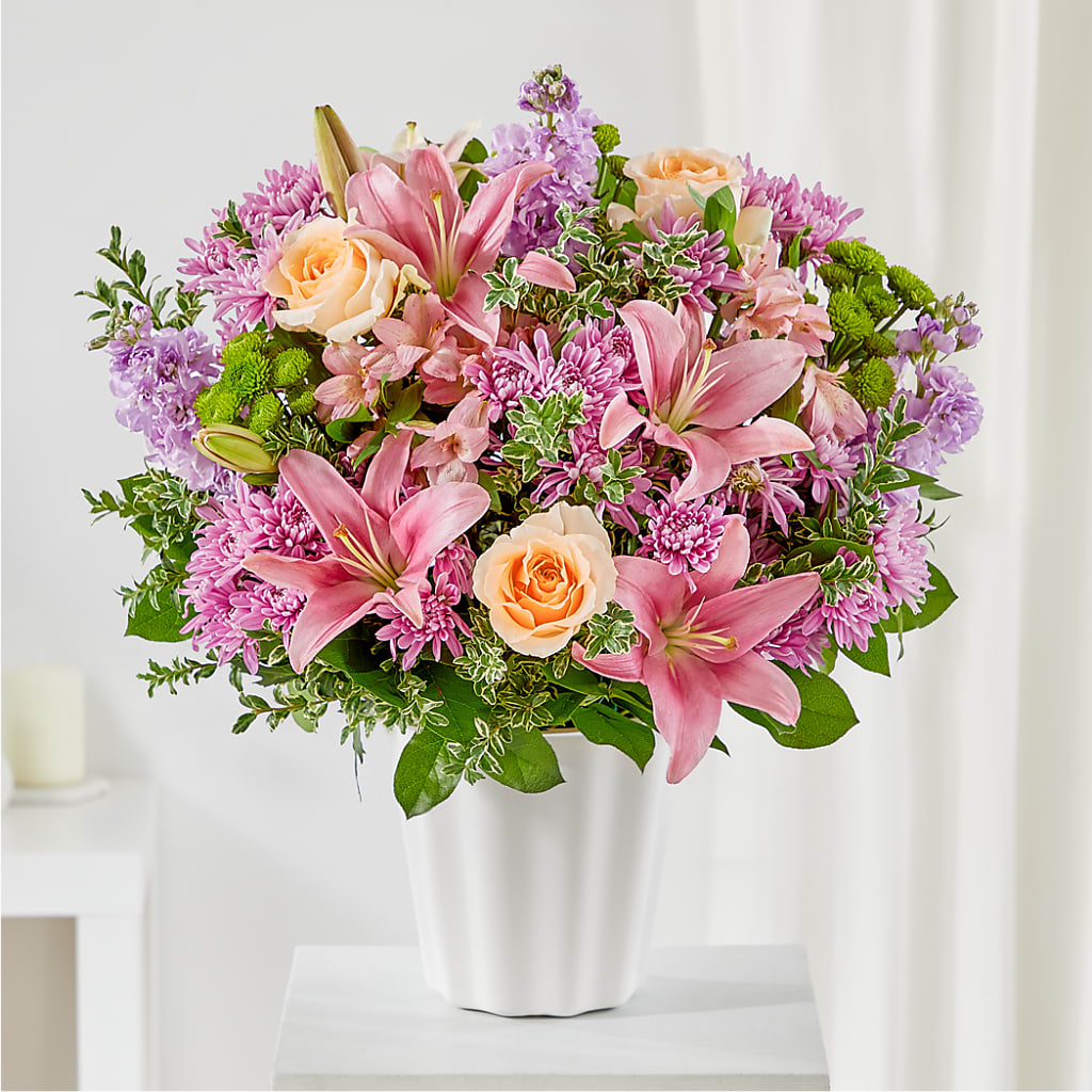 Supportive Embrace Tabletop Basket – Rosewood Flower Shop, Humble TX