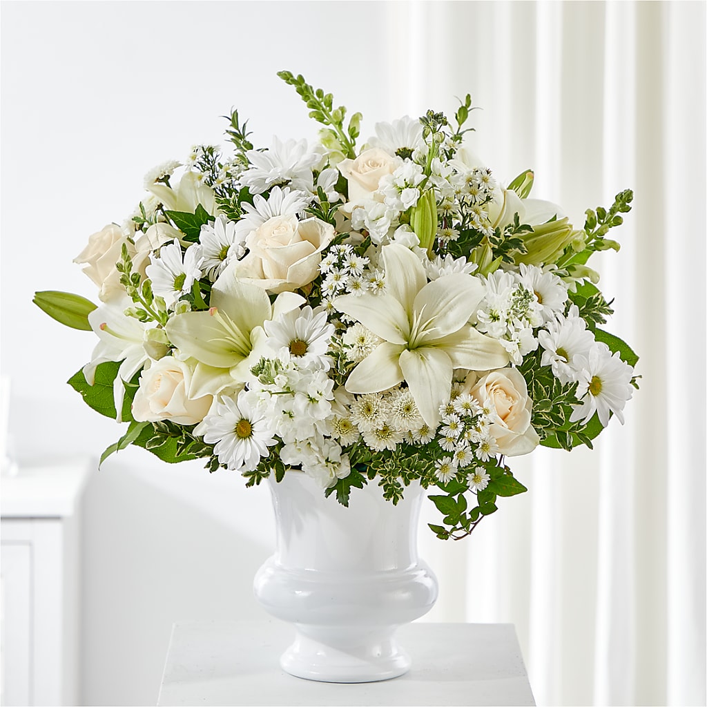 Uplifting Urn Arrangement – Rosewood Flower Shop, Humble TX