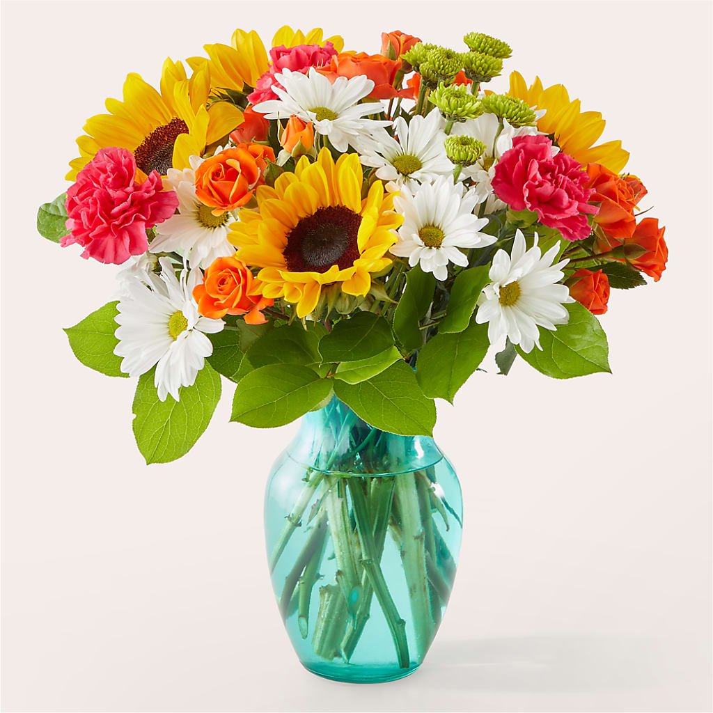 Sun-drenched Blooms Bouquet – Rosewood Flower Shop, Humble TX