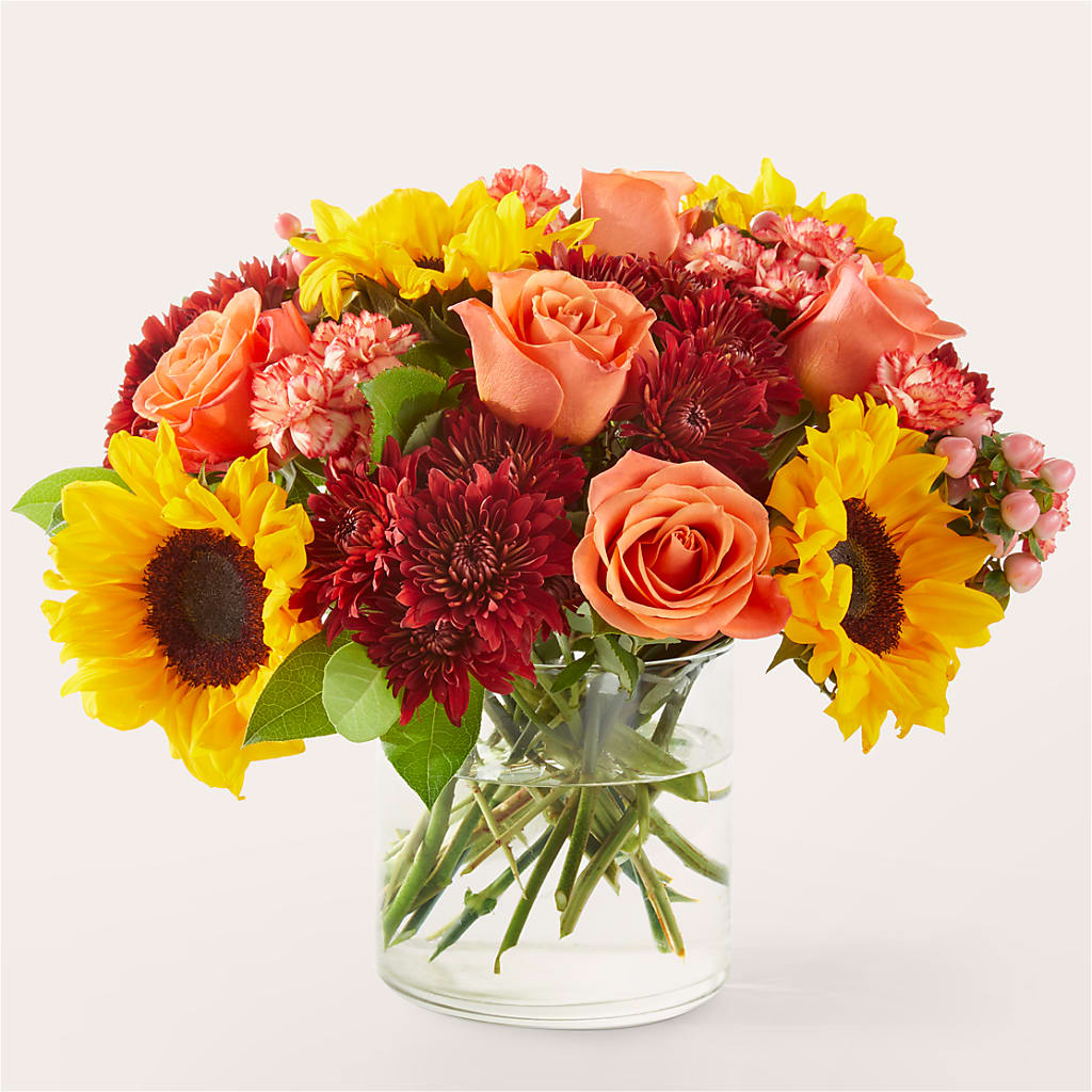September Sunset Bouquet – Rosewood Flower Shop, Humble TX