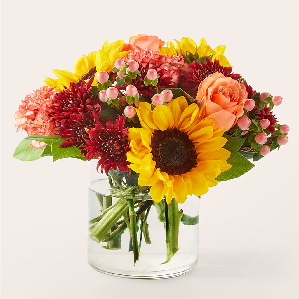 September Sunset Bouquet – Rosewood Flower Shop, Humble TX