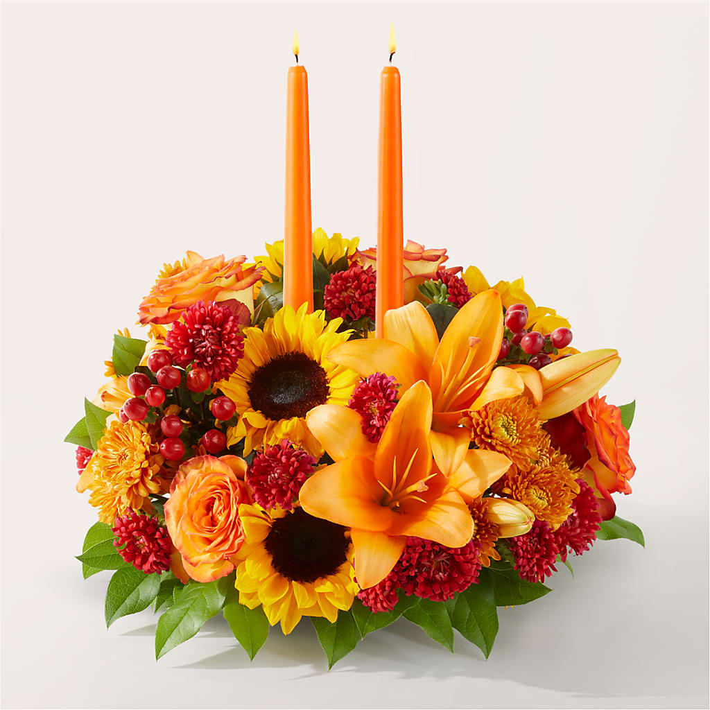 Grateful Centerpiece – Rosewood Flower Shop, Humble TX
