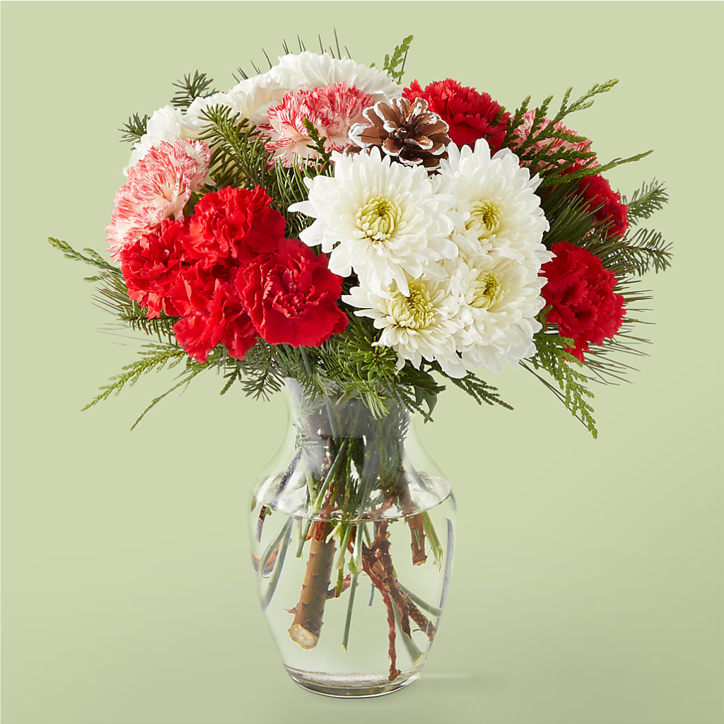 Candy Cane Lane Bouquet – Rosewood Flower Shop, Humble TX