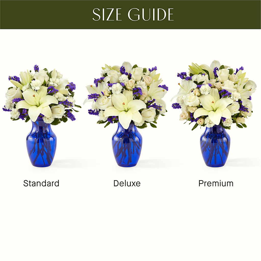 Sapphire Rush Bouquet – Rosewood Flower Shop, Humble TX