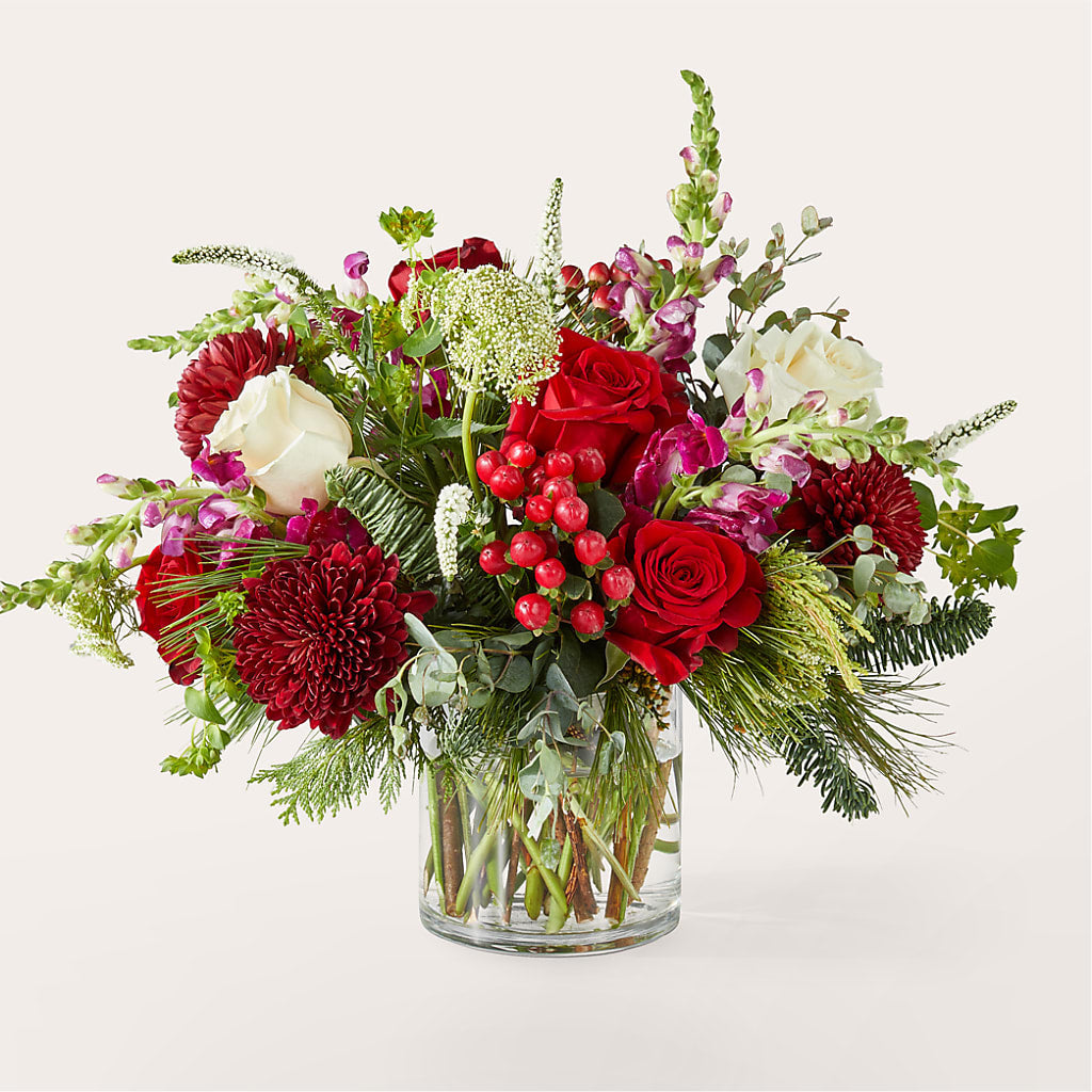 Cranberry Fizz Bouquet – Rosewood Flower Shop, Humble TX
