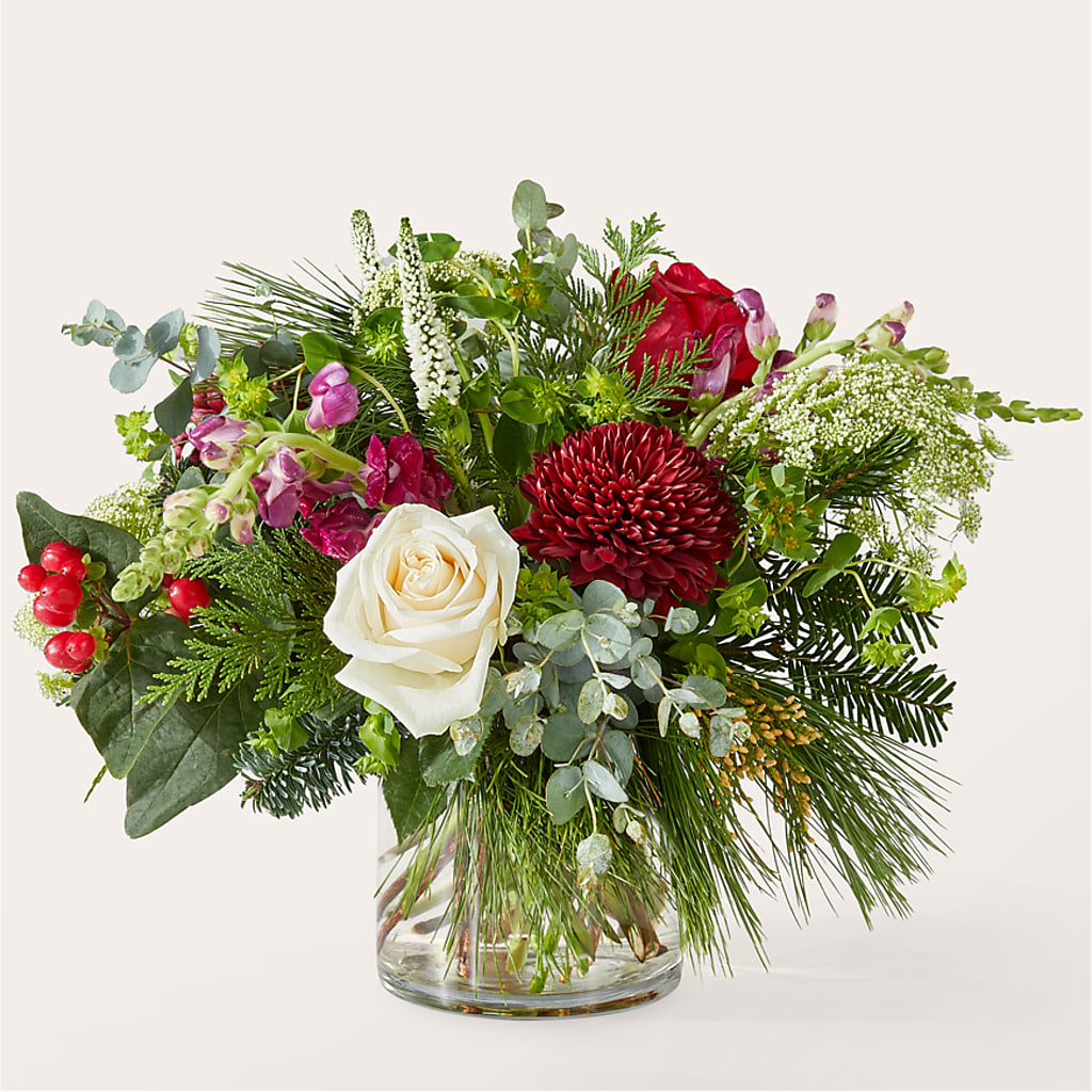 Cranberry Fizz Bouquet – Rosewood Flower Shop, Humble TX