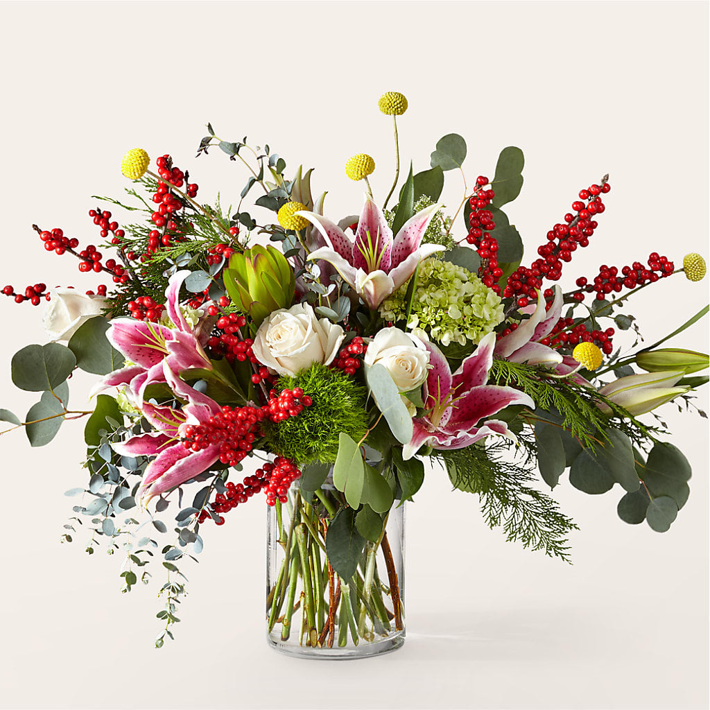 Berry & Bright Bouquet – Rosewood Flower Shop, Humble TX