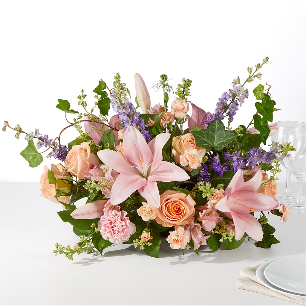 Blossom Time Centerpiece – Rosewood Flower Shop, Humble TX